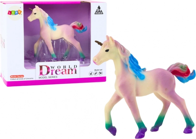 Zbirateljska figurica majhen vijoličen samorog 8 cm