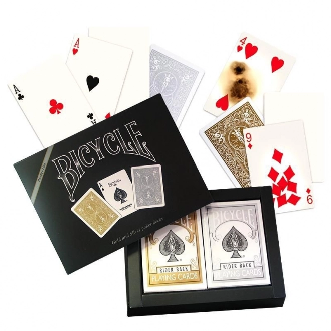 Bicycle Prestige Gold & Silver Playing Card Set