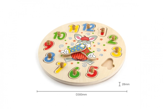 Wooden Educational Clock Puzzle