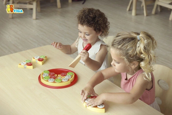 Wooden Pizza Playset