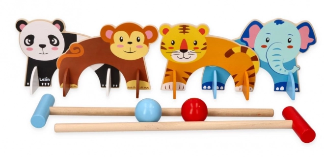 Croquet Set with Animal Theme