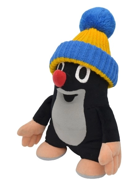 Mole with Blue and Yellow Beanie Plush Toy