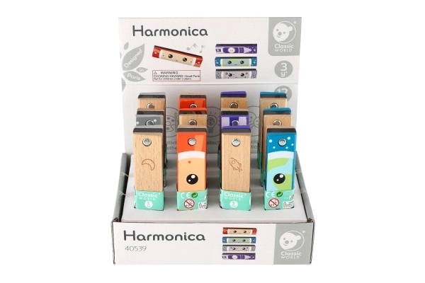 Wooden Harmonica for Kids