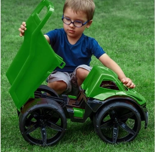 Green Plastic Maximus Dump Truck for Toddlers