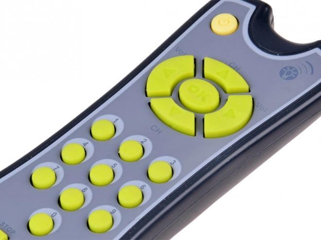 Interactive TV Remote Control Toy for Kids – Gray