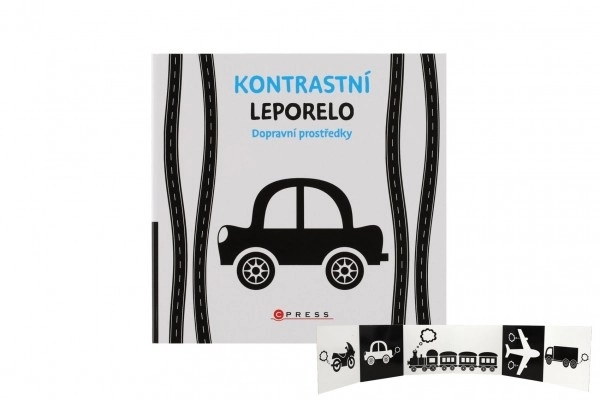 Contrast Board Book of Vehicles for Babies