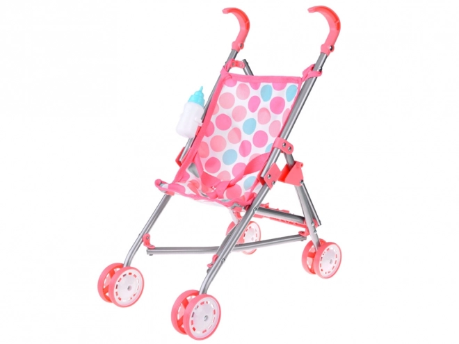 Baby Doll Set with Stroller, Cradle, and Bath Accessories