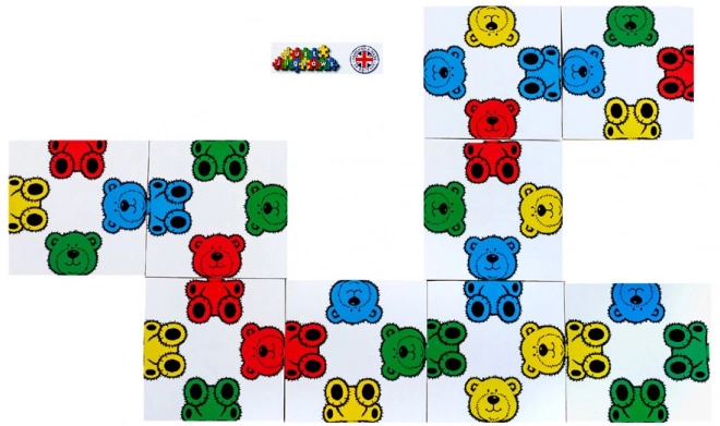 Colorful Bears Wooden Puzzle Game