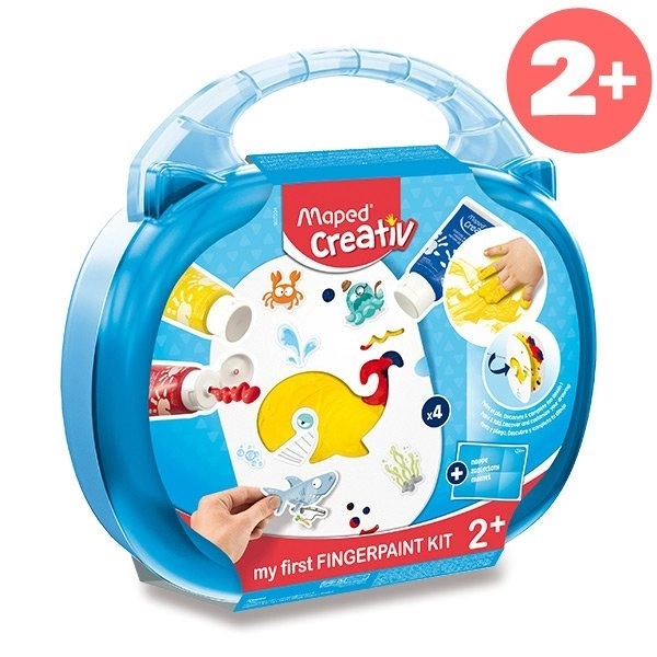 Creative Finger Paint Set In A Case