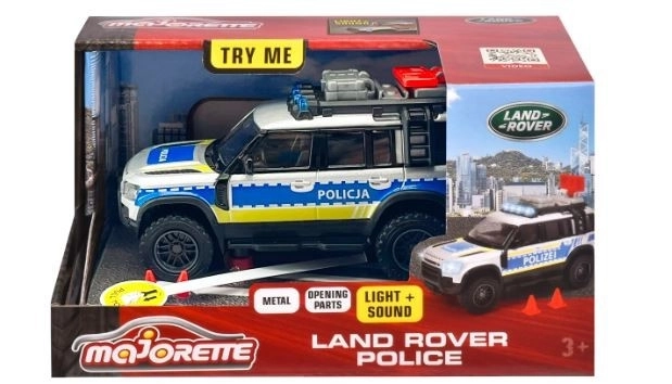 Majorette Grand Land Rover Police Car