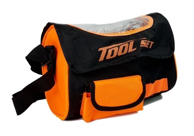 Tool Set in Carrying Bag with Battery-Operated Drill