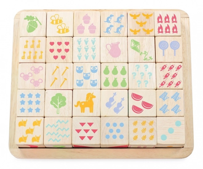 Multifunctional Wooden Alphabet Blocks by Le Toy Van