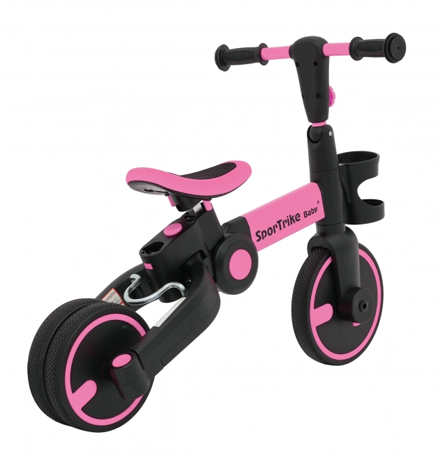 Happy Bike 3-in-1 Pink Tricycle