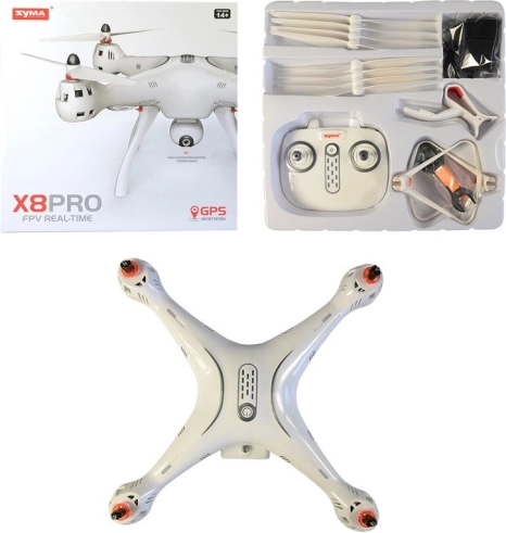 Drone Syma télécommandé, blanc