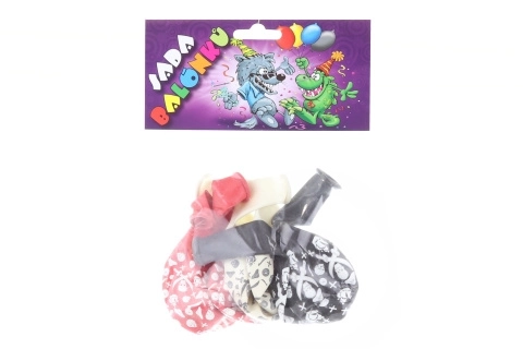 Colorful Pirate Print Balloons Set