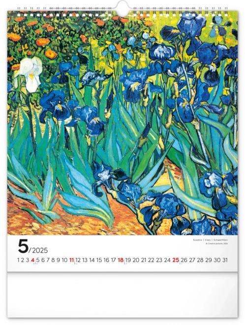 Wall Calendar Vincent van Gogh 2025