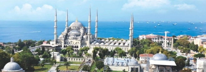 Panoramic Puzzle Sultan Ahmed Mosque Istanbul