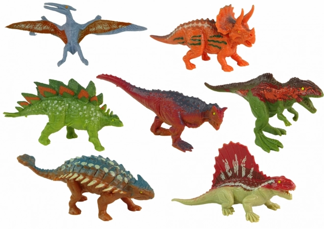 Colorful Dinosaur Figurine Set