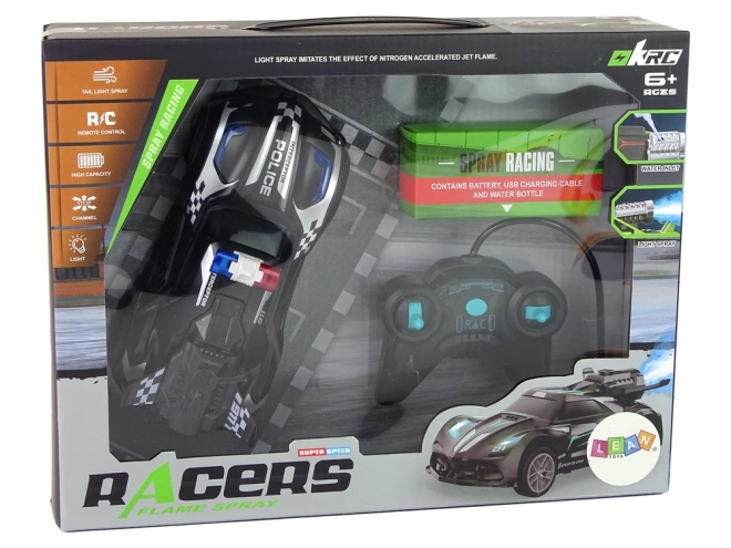 Remote Control Police Car Black