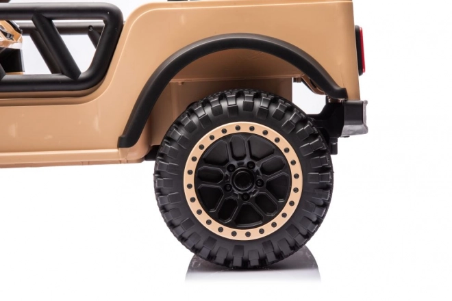 Battery-Powered Ride-On Car Khaki 24V