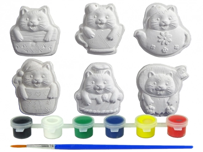 Creative Cat Plaster Painting Set