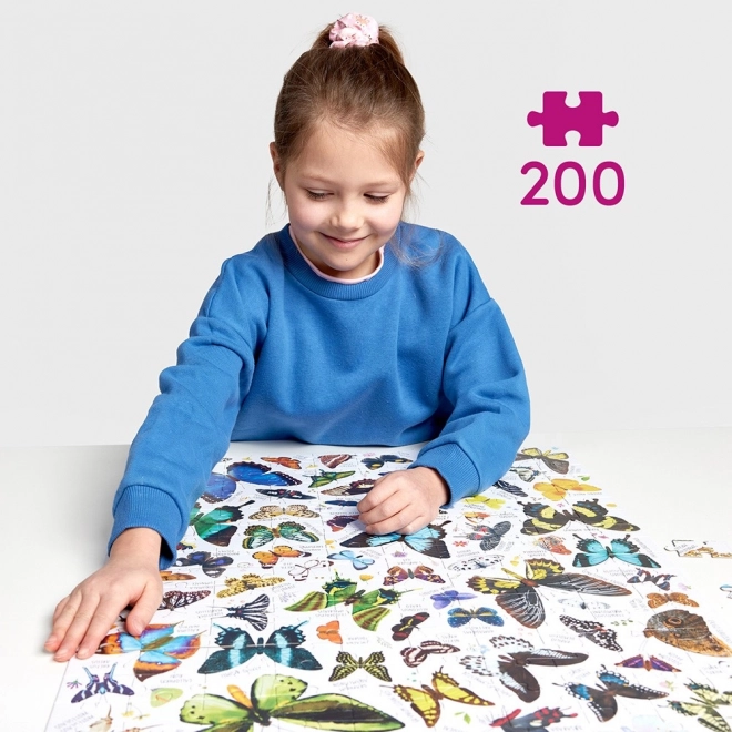 Puzzlove ČZUČU motýle 200 dielikov