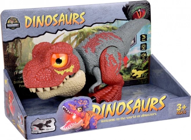 Dinoszaurusz Tyrannosaurus Rex mozgó részekkel, hang- és fényhatásokkal