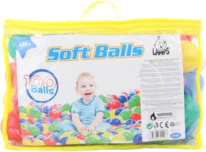 Palline per piscina a secco e tenda da gioco 100 pz IPLAY