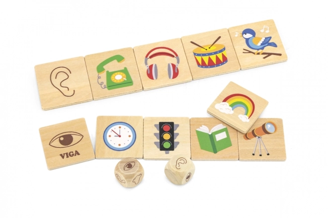 Educational Wooden Puzzle - Senses