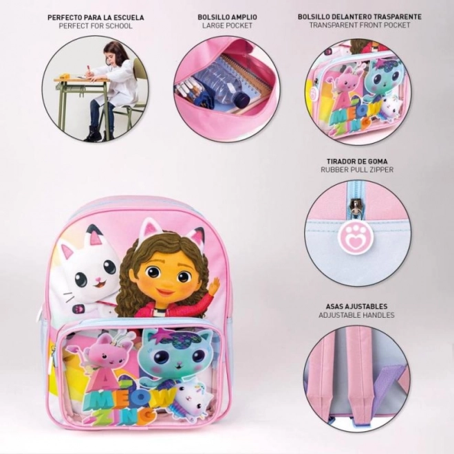 Gabby's Dollhouse Girls' Backpack