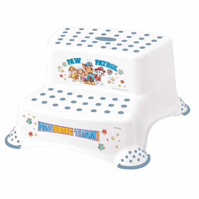 Step Stool for Kids Paw Patrol White