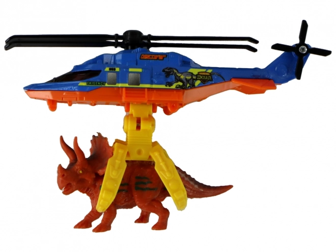 Dinosaur Adventure Vehicle Set with Helicopter