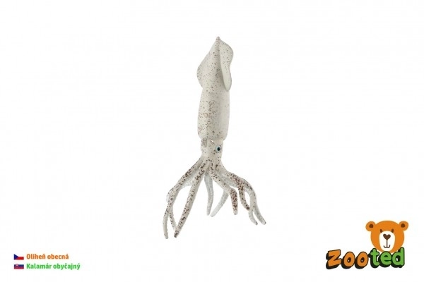 Common Squid Plastic Toy 15cm in Bag