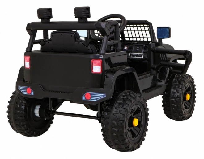 Autíčko Jeep Dark Night na akumulátor pre deti Čierne – Čierne