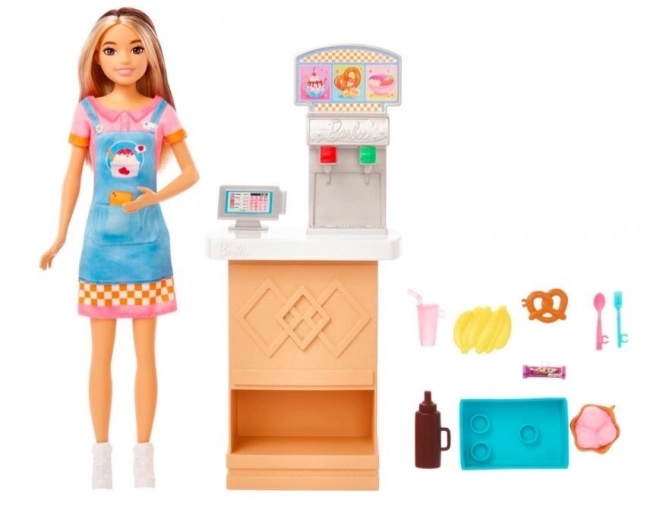 Barbie Skipper First Job Snack Bar Doll