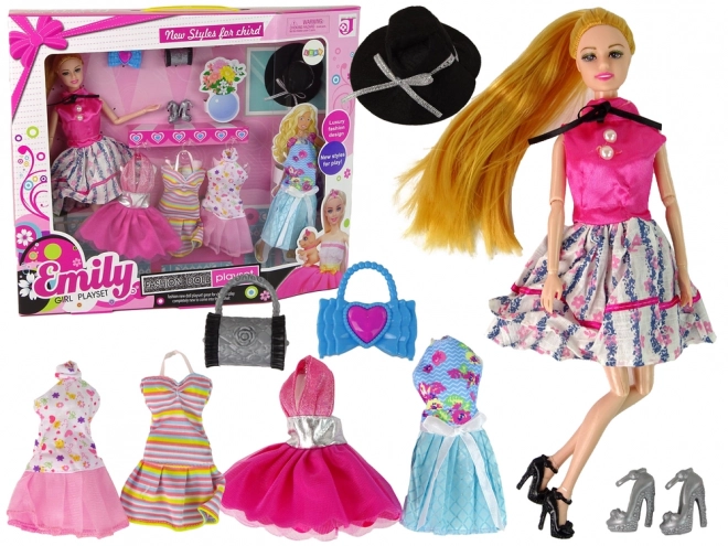 Emily Doll with Interchangeable Accessories