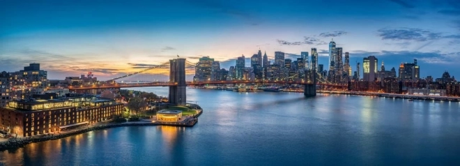 Panoramic Puzzle Brooklyn Bridge, New York 1000 Pieces