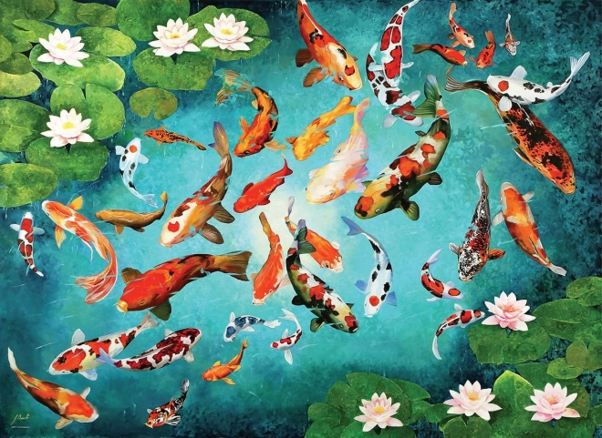 Eurographics Puzzle Koi Fish 1000 Pieces