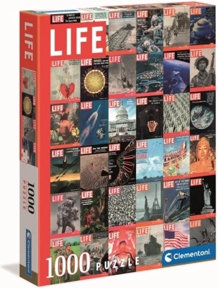 Clementoni puzzle Life: Covers 1000 darabos