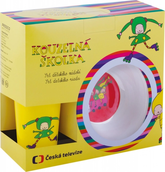 Children's Dinnerware Set Magic School