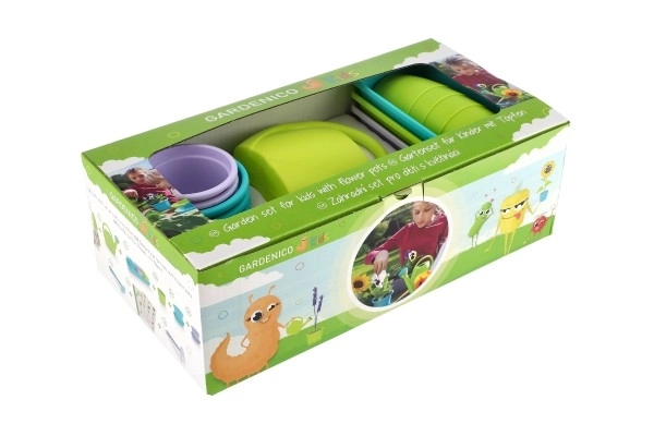 Children's Gardening Set with Flower Pots