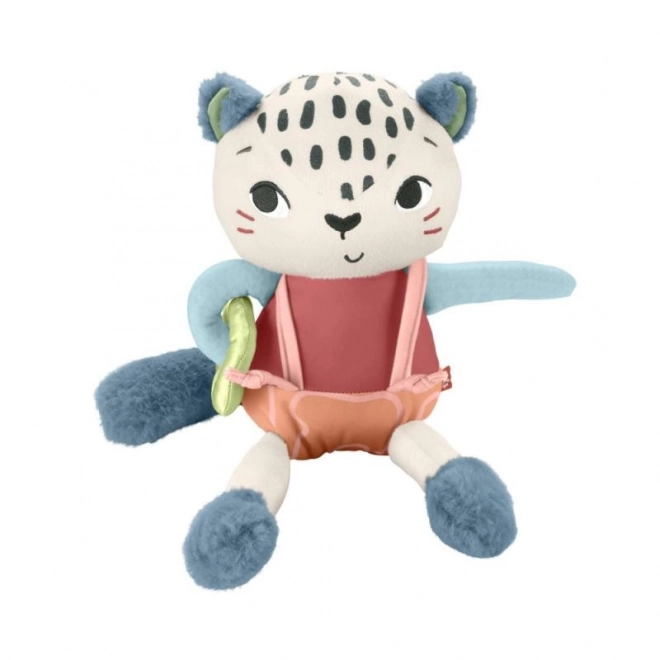 Fisher Price Snow Leopard Plush Sensory Toy