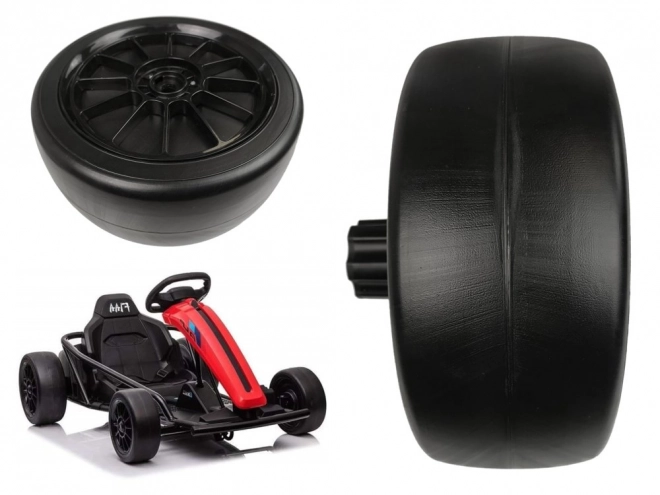 Rear wheel for go-kart