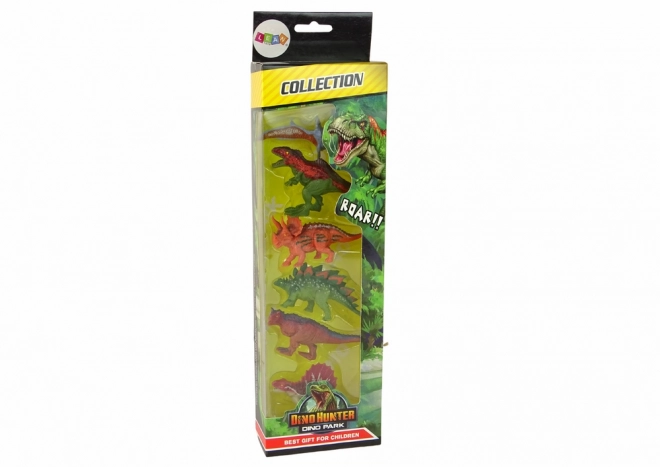 Dinosaur Figurine Set - 6 Colorful Pieces