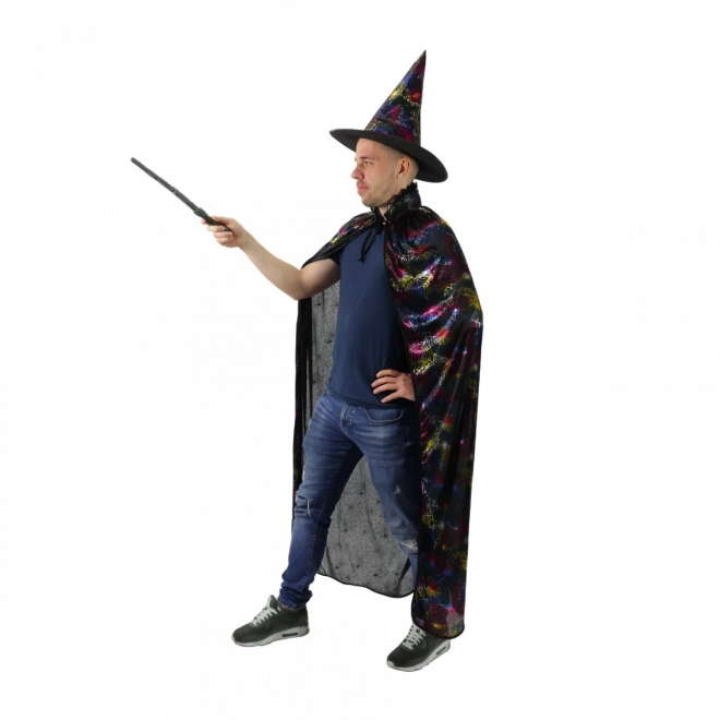 Witch Costume Cloak with Hat for Adults