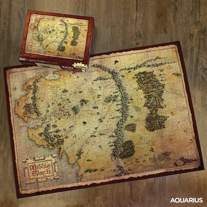 AQUARIUS Puzzle Hobbit: Middle-earth Map 1000 pieces