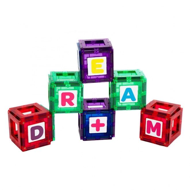 Magnetic Building Blocks Playmags Set 80 Pieces