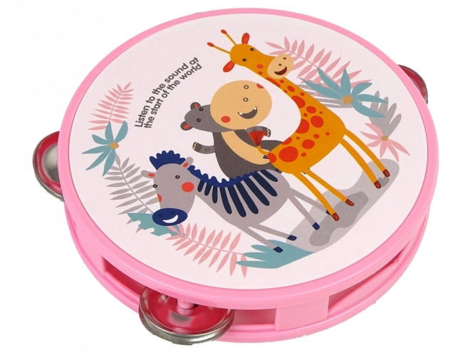 Musical Animal Tambourine for Kids