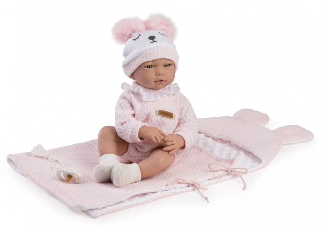 Guca 959 ANDREA - realistische baby-pop met geluiden en zachte stoffen lichaam - 38 cm