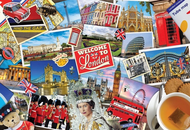 Eurographics London Bus Tin Box Puzzle